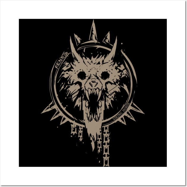 Fenrir - Viking horde Wall Art by dimidevos